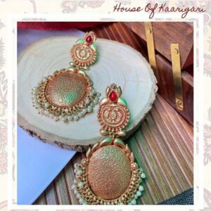 Antique Gold Rajwada Earrings