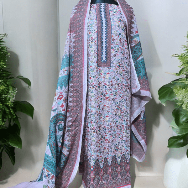 Pakistani Print Lawn Cotton Suit