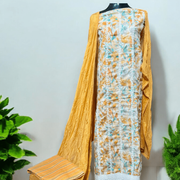 Pure Cotton Chikankari Suits