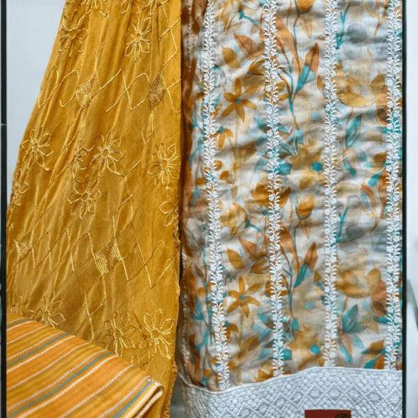 Pure Cotton Chikankari Suits