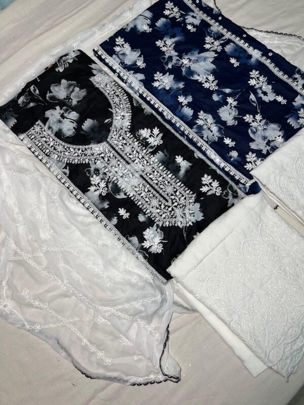 Premium Cotton Chikankari Suit