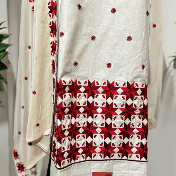 Khadi Cotton Phulkari Suit