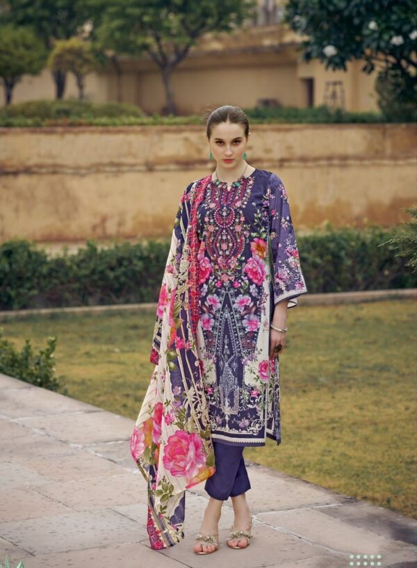 Pure Cotton Digital Print with Embroidery Suits