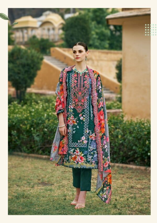 Pure Cotton Digital Print with Embroidery Suits