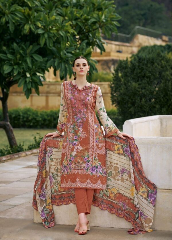 Pure Cotton Digital Print with Embroidery Suits