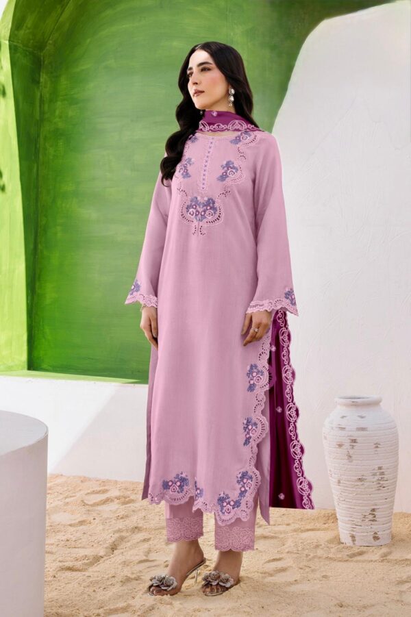 Crimson Elegance Embroidered Tunic Set